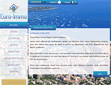 Tablet Screenshot of euroimmo06.com